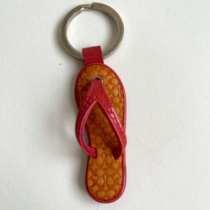 Coach Flip Flop Keychain/Bag Charm